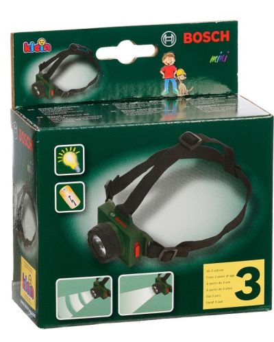 Παιδικό παιχνίδι Klein - Φακός Κεφαλής  Bosch, πράσινο - 1