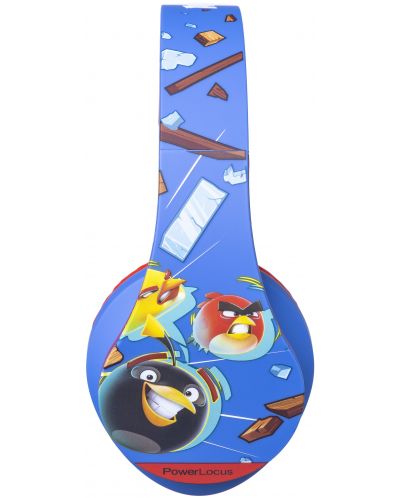 Παιδικά ακουστικά PowerLocus - P2 Kids Angry Birds,ασύρματο, μπλε/κόκκινο - 4