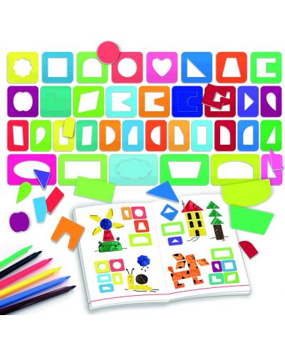 Παιδικό παιχνίδι Headu Montessori - Πολύχρωμα πρότυπα - 2