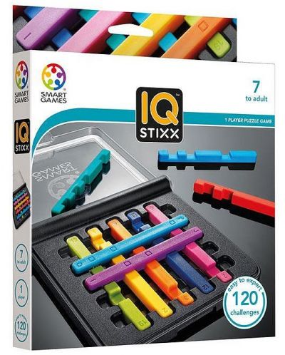 Παιδικό παιχνίδι λογικής Smart Games - Iq Stixx, με 120 προκλήσεις - 1