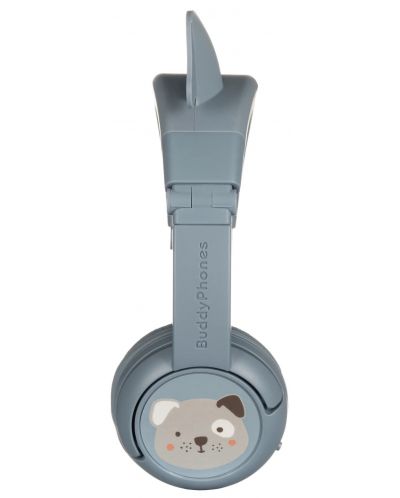 Παιδικά ακουστικά BuddyPhones - PlayEars+ DOG, ασύρματα, γκρι - 3