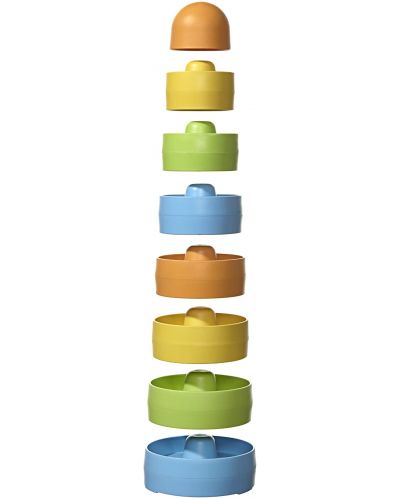 Παιδικό παιχνίδι για διαλογή Green Toys - Πύργος, με 8 κομμάτια - 2