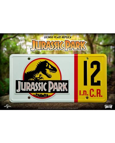 Διακόσμηση τοίχου Doctor Collector Movies: Jurassic Park - License Plate - 2