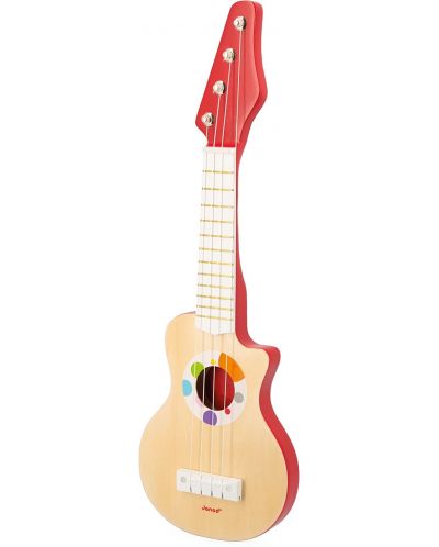 Παιδική ηλεκτρική κιθάρα Janod - Confetti, ξύλινη - 2