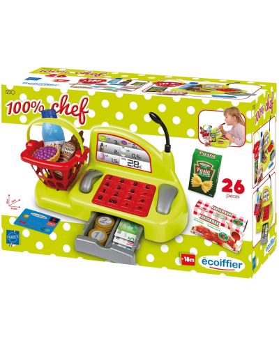 Παιδικό παιχνίδι Ecoiffier - Ταμειακή μηχανή με προϊόντα - 2