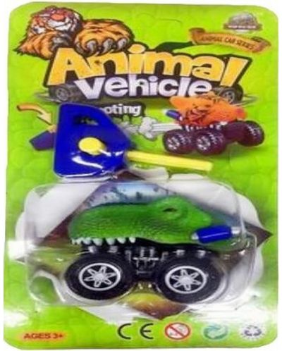 Παιδικό αυτοκίνητο με εκτοξευτή Raya Toys - Δεινόσαυρος - 1