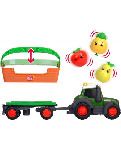 Παιδικό παιχνίδι Simba Toys ABC - Τρακτέρ με ρυμουλκούμενο Freddy Fruit - 4