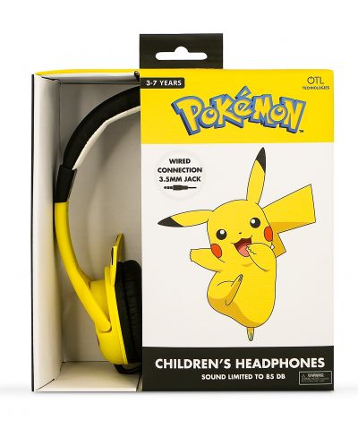 Παιδικά ακουστικά OTL Technologies - Pikacku rubber ears, κίτρινος - 6