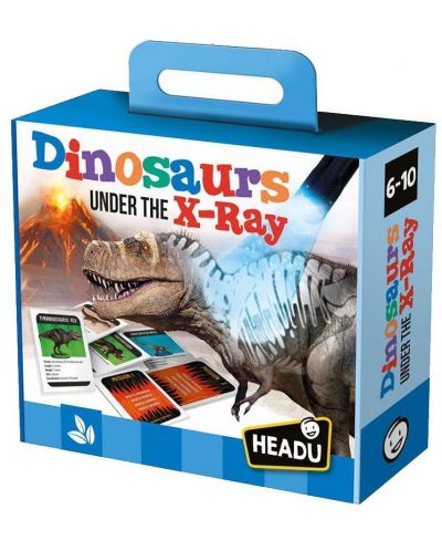 Παιδικό παιχνίδι Headu - Δεινόσαυροι κάτω από ακτίνες Χ (Αγγλικά) - 1