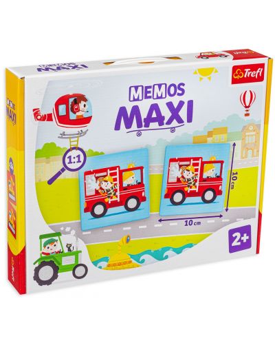 Παιδικό παιχνίδι μνήμης Memos Maxi - Μεταφορικά μέσα - 1