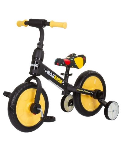 Παιδικό τετράτροχο ποδήλατο Chipolino - Max Bike, κίτρινο - 1