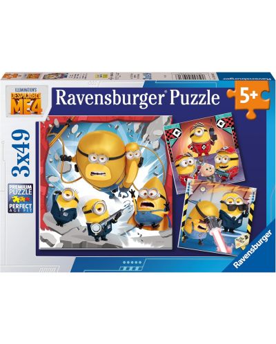 Детски пъзел Ravensburger 3 x 49 κομμάτια - Εγώ ο καταραμένος 4 - 1