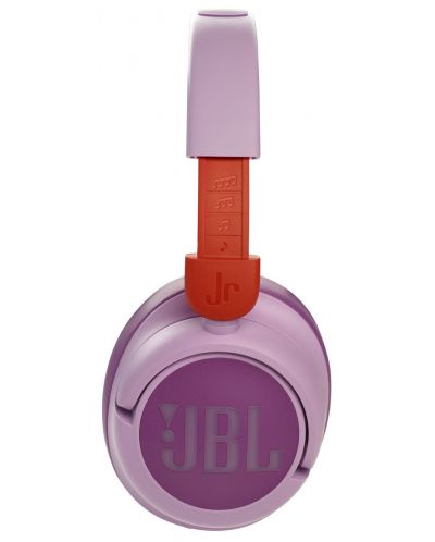 Παιδικά ασύρματα ακουστικά JBL - JR 460NC, ANC, ροζ - 3