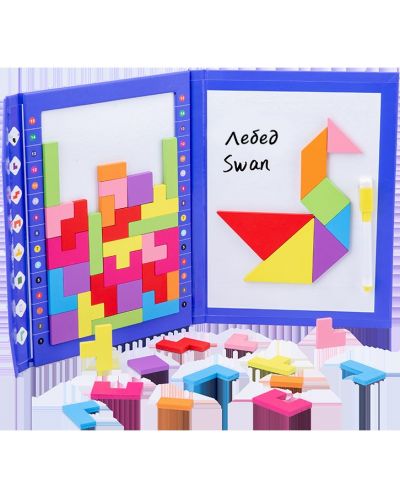 Παιδικό παιχνίδι Acool Toy - Tetris με γεωμετρικά σχήματα - 2