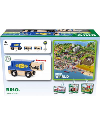 Παιδικό σετ  Brio World  - Φορτηγό διανομής - 8
