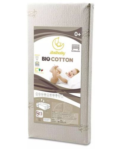 Στρώμα   Italbaby - Bio cotton, 60 х 120 х 12 cm - 2