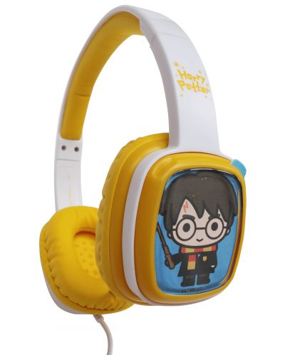 Παιδικά ακουστικά Flip 'n Switch - Harry Potter, άσπρα/κίτρινα - 1
