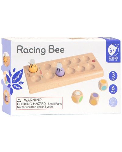 Παιδικό ξύλινο παιχνίδι Classic World - Χαριτωμένες μέλισσες - 6