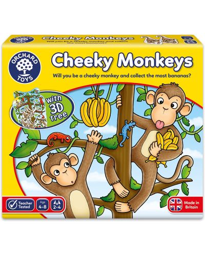 Παιδικό εκπαιδευτικό παιχνίδι Orchard Toys -Αυθάδης μαϊμούδες - 1