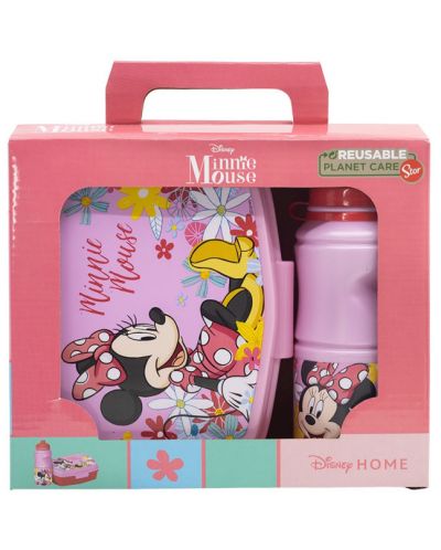 Παιδικό Σετ Stor - Minnie Mouse, μπουκάλι και κουτί φαγητού - 2