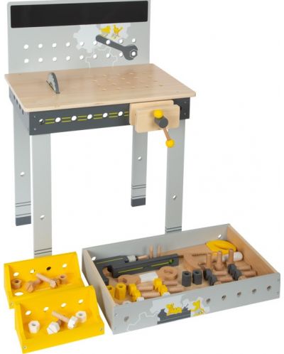 Παιδικό τραπέζι εργασίας με εργαλεία  Small Foot - 50 x 41 x 72 cm - 2