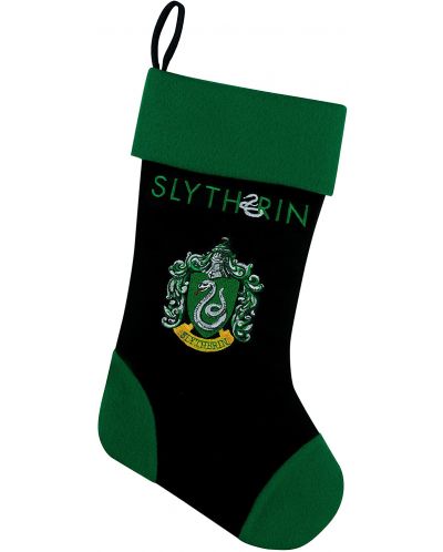 Διακοσμητική κάλτσα Cine Replicas Movies: Harry Potter - Slytherin, 45 cm - 1