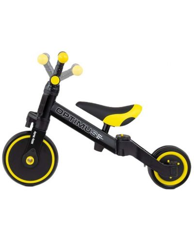 Παιδικό ποδήλατο 3 σε 1 Milly Mally - Optimus,κίτρινο - 4