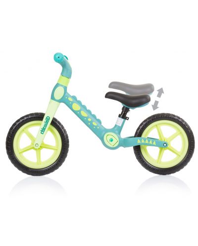 Ποδήλατο ισορροπίας Chipolino - Ντίνο, μπλε και πράσινο - 3