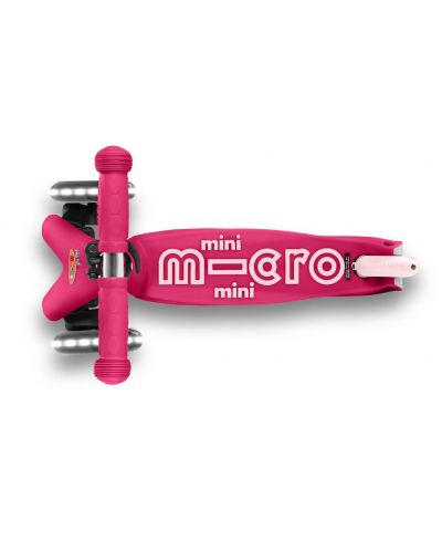 Παιδικό σκούτερ 3 σε 1 Micro - Mini Deluxe Plus LED, Pink - 6