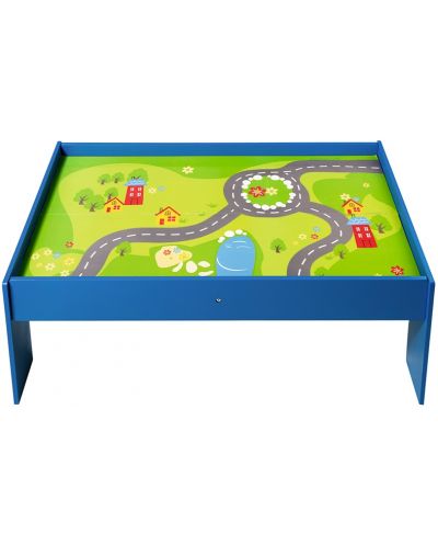 Παιδικό ξύλινο τραπέζι παιχνιδιών Acool Toy - Μπλε - 1
