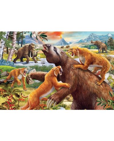 Παιδικό παζλ Ravensburger 2 x 24 κομμάτια - Jurassic άγρια ​​ζωή - 2