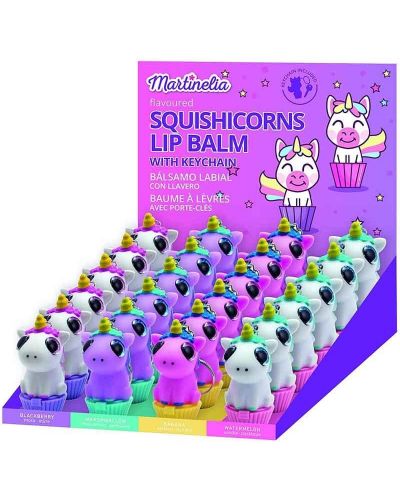 Παιδικό βάλσαμο για τα χείλη Martinelia - Squishcorns,ποικιλία - 1