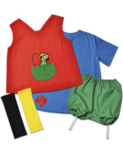 Παιδική στολή της Πίπης Φακιδομύτης, 2-4 ετών - 1