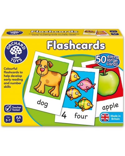 Παιδικό εκπαιδευτικό παιχνίδι Orchard Toys - Κάρτες Flash - 1