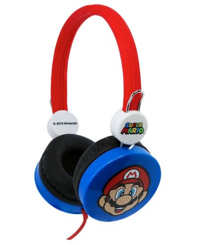 Παιδικά ακουστικά OTL Technologies - Core Super Mario,μπλε/κόκκινο - 2