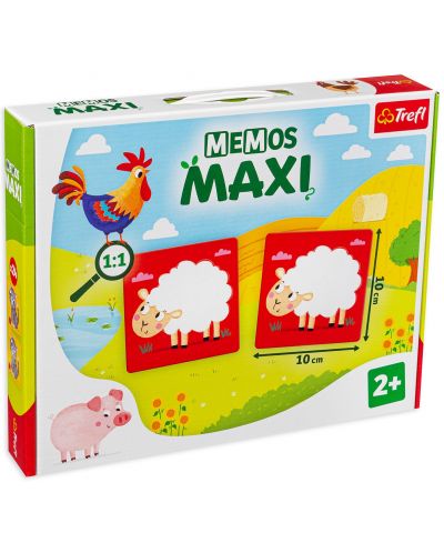 Παιδικό παιχνίδι μνήμης Memos Maxi - Φάρμα - 1