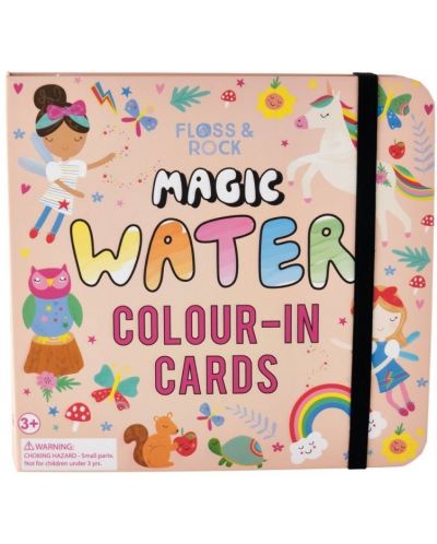 Παιδικές κάρτες ζωγραφικής Floss and Rock Magic Water - Η νεράιδα του ουράνιου τόξου - 1