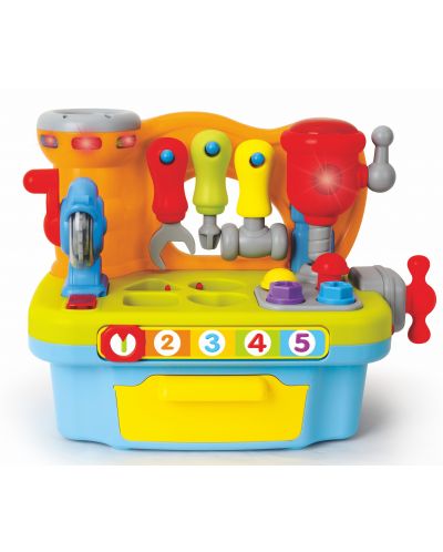 Παιχνίδι Hola Toys - Μίνι εργαστήριο με εργαλεία και μουσική - 2
