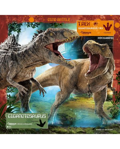 Детски пъзел Ravensburger 3 x 49 κομμάτια - Κυριαρχία στον Jurassic World - 3