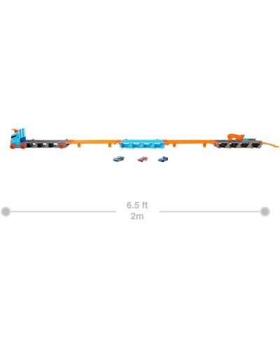 Παιδικό παιχνίδι Mattel Hot Wheels - Αυτομεταφορέας, με 3 αυτοκίνητα - 3