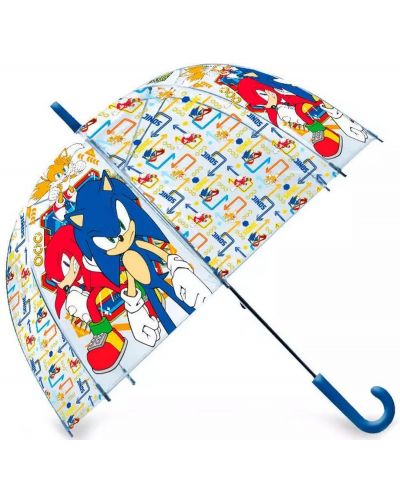 Ομπρέλα παιδική Kids Euroswan - Sonic, 46 cm - 1