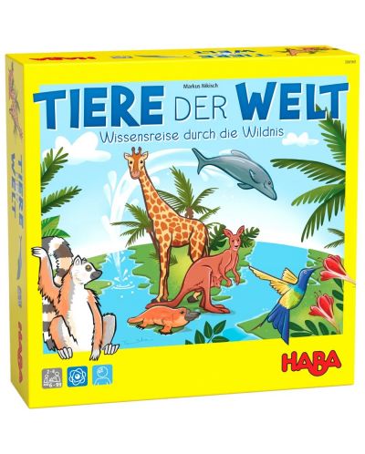 Παιδικό επιτραπέζιο παιχνίδι   Haba - Τα ζώα του κόσμου - 1