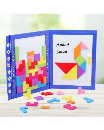 Παιδικό παιχνίδι Acool Toy - Tetris με γεωμετρικά σχήματα - 3