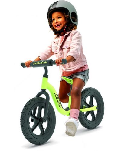 Παιδικό ποδήλατο ισορροπίας Chillafish - Charlie Sport 12′′, ανοιχτό πράσινο - 2