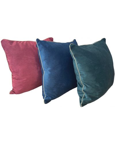 Διακοσμητικό μαξιλάρι Aglika - Lux, 45 х 45 cm, βελουτέ, μπλε - 2