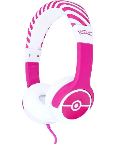 Παιδικά ακουστικά OTL Technologies - Pokemon Pokeball, ροζ - 1
