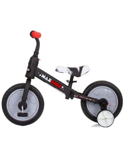 Παιδικό τετράτροχο ποδήλατο Chipolino - Max Bike, γκρι - 3