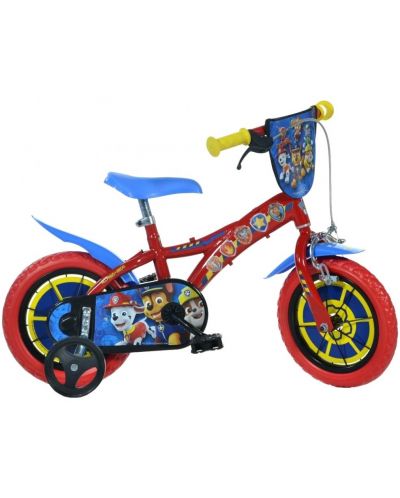 Παιδικό ποδήλατο Dino Bikes - Paw Patrol, 12'', κόκκινο - 1