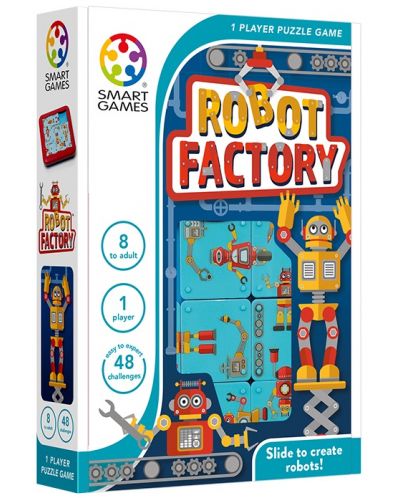Παιδικό παιχνίδι λογικής Smart Games - Robot Factory - 1
