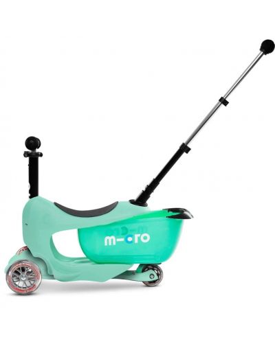 Παιδικό σκούτερ 2 σε 1 Micro - Mini2Go Deluxe Plus, Mint - 2